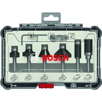 Bosch Rand- und Kantenfräser-Set, 6-teilig 1/4"-Schaft