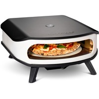 Cozze Pizzaofen 17", mit rotierendem Pizzastein schwarz/grau, für Pizzen bis ca. Ø 42,5cm, mit Thermometer