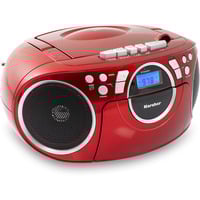 Karcher RR 5042-R, Radio rot, CD-Player, Kassettenplayer, UKW-Radio, AUX