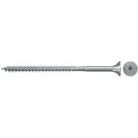 fischer Spanplattenschraube ClassicFast II 6,0x180 Senkkopf TX 100 Stück, mit Teilgewinde, verzinkt