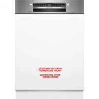 Bosch SMI4EAS24E Serie 4, Spülmaschine edelstahl (gebürstet), 60 cm, Home Connect