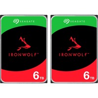 Seagate IronWolf NAS 2 x 6 TB Bundle, Festplatte SATA 6 Gb/s, 3,5", 2er Bundle