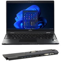 Fujitsu LIFEBOOK U939 Generalüberholt, Notebook schwarz, Intel® Core™ i5-8365U, Intel® UHD Graphics 620, 8 GB LPDDR3, 256 GB (256 GB SSD), Windows 11 Home