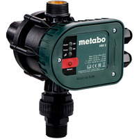 Metabo Elektronischer Druckschalter mit Trockenlaufschutz HM3 (628799000) grün/schwarz, Druckschalter für Gartenpumpen, bis 10 bar