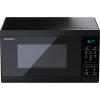 SHARP YC-MS02E-B, Mikrowelle schwarz