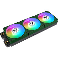 Thermaltake CT140 EX Reverse ARGB Sync PC Cooling Fan Racing Green, Gehäuselüfter grün, 3er-Pack, 140 mm