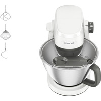 Kenwood Multi-Tasker KHC30.000WH         , Küchenmaschine grau/weiß, 1.000 Watt, 4,3 Liter Schüssel mit Griff