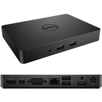 Dell WD15 Generalüberholt, Dockingstation schwarz, HDMI, VGA, Mini DisplayPort
