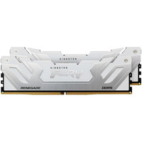 Kingston FURY DIMM 48 GB DDR5-8800 (2x 24 GB) Dual-Kit, Arbeitsspeicher silber/weiß, KF588CU42RWK2-48, Renegade, INTEL XMP