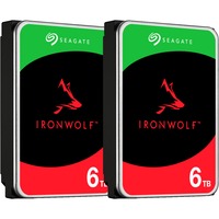 Seagate IronWolf NAS 2 x 6 TB Bundle, Festplatte SATA 6 GB/s, 3,5", 2er Bundle