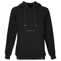 ALTERNATE ATTAX Hoodie (Logo geprägt) XS, Pullover schwarz