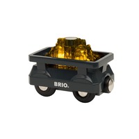 BRIO World Goldwaggon mit Licht, Spielfahrzeug