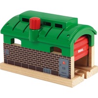BRIO World Lokschuppen mit Rolltor, Bahn