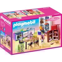 PLAYMOBIL 70206 Dollhouse Familienküche, Konstruktionsspielzeug 
