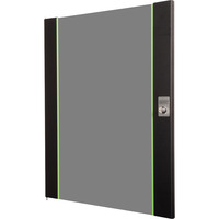 Digitus Glas-Fronttür für 19" 16HE Wandgehäuse Unique Serie, Frontpanel schwarz, 16 Höheneinheiten