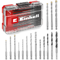 EINHELL Bohrer-Set Holz, Stein und Metall M-CASE, 16-teilig, Bohrer-Satz 