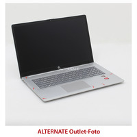 HP 17-cp3285ng, Notebook silber, AMD Ryzen 7 7730U, AMD Radeon Graphics, 16 GB DDR4, 512 GB (512 GB SSD), ohne Betriebssystem