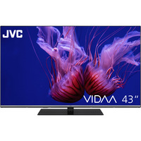 JVC LT-43VDQ6555, QLED-Fernseher 108 cm (43 Zoll), schwarz/grau, UltraHD/4K, Tripple Tuner, VIDAA