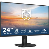 Philips 24E1N1100A, LED-Monitor 60.5 cm (23.8 Zoll), schwarz, FullHD, IPS, HDMI, VGA, Adaptive-Sync, Lautsprecher, 100Hz Panel