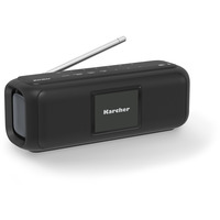 Karcher DAB Go, Radio schwarz, DAB+, UKW, Bluetooth, Akku