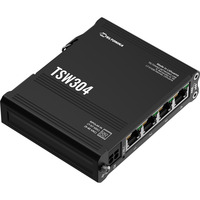 Teltonika TSW304 Switch schwarz, Ethernet Switch mit DIN-Schiene