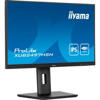 iiyama ProLite XUB2497HSN-B2, LED-Monitor 60.5 cm (23.8 Zoll), schwarz (matt), FullHD, IPS, USB-C, RJ-45, 100Hz Panel