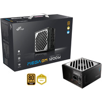 FSP MEGA GM 1200W, PC-Netzteil schwarz/weiß, 1x 12-Pin High Power GPU, 3x PCIe, Kabelmanagement, 1200 Watt