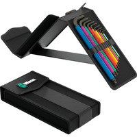 Wera Big Pack Multicolour Innensechskant Hex-Plus Set 1 (metrisch und zöllig), Schraubendreher 19-teilig, in textiler Box