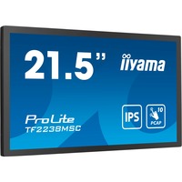 iiyama ProLite TF2238MSC-B1, LED-Monitor 54.5 cm (21.5 Zoll), schwarz, FullHD, Touchscreen, HDMI