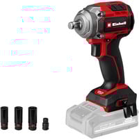 EINHELL Professional Akku-Schlagschrauber TP-CW 18/350-C Li BL - Solo, 18Volt rot/schwarz, ohne Akku und Ladegerät