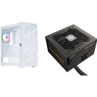 Enermax MarbleShell MS31 RGB + Marblebron II 650W, Tower-Gehäuse weiß, Bundle (Gehäuse + Netzteil)