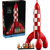 LEGO 21367 Ideas Die Mondrakete von Tintin, Konstruktionsspielzeug 