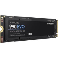 Samsung 990 EVO 1 TB , SSD PCIe 4.0 x4 / 5.0 x2, NVMe 2, M.2 2280, intern