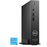 Dell OptiPlex 3000 Thin Client (PW1FF), Mini-PC schwarz, Wyse ThinOS