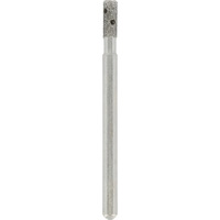 Dremel Diamant Glasbohrer (662) Ø 3,2 mm silber, Unlegierter Stahl mit Diamantbeschichtung