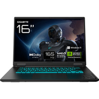 GIGABYTE GAMING A16 3VHK3DE894SH, Gaming-Notebook schwarz, AMD Ryzen 7 260, NVIDIA GeForce RTX 5060, 16 GB DDR5, 1 TB (1 TB SSD), Windows 11 Home