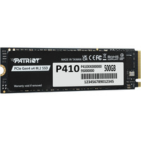 Patriot P410 500 GB, SSD PCIe 4.0 x4, NVMe 1.4, M.2 2280