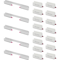 Govee Neon Rope Light 2 Extra Brackets and Clips, Halterung weiß, 15+5 Stück
