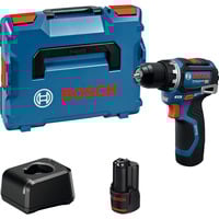 Bosch Akku-Bohrschrauber GSR 12V-32 Professional, 12Volt blau/schwarz, 2x Li-Ionen Akku 2,0Ah, L-BOXX