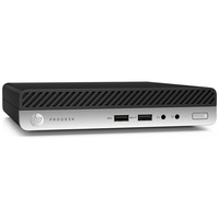 HP EliteDesk 800 G4 DM Generalüberholt, Mini-PC schwarz/silber, Windows 11 Pro 64-Bit
