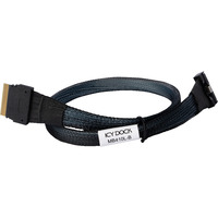 Icy Dock Kabel MCIO x8 SFF-TA-1016 > SlimSAS x8 SFF-8654 schwarz, 50cm