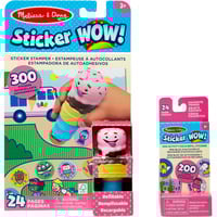 Spin Master Melissa & Doug - Sticker WOW! Eiscreme Aufkleberstempel & Block, Basteln 