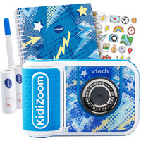 VTech KidiZoom Print Cam Scrapbook Bundle, Digitalkamera azurblau