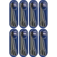 Braun Oral-B iO Strahlendes Weiss 8er, Aufsteckbürste schwarz, Für eine aufhellende Reinigung