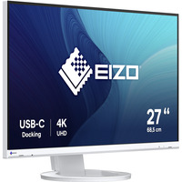 EIZO EV2740S FlexScan, LED-Monitor 68.5 cm (27 Zoll), weiß, UltraHD/4K. IPS, USB-C, HDMI, DP, USB-Hub