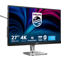 Philips 27B2U6903, LED-Monitor 68.6 cm (27 Zoll), dunkelgrau/silber, UltraHD/4K, IPS, Thunderbolt 4, HDMI, DP