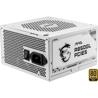 MSI MAG A850GL PCIE5 WHITE, PC-Netzteil weiß, 1x 12VHPWR, 4x PCIe, Kabelmanagement, 850 Watt