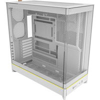 Montech HS02 , Tower-Gehäuse weiß, Tempered Glass x 2