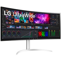 LG 40WP95XP-W, Gaming-Monitor 100.86 cm (39.7 Zoll), schwarz/weiß, WUHD, IPS, Curved, HDMI, DisplayPort, USB-C, Free-Sync, HDR10