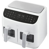 Medion Doppel Heißluftfritteuse Life P20 MD11760 XXL weiß, 2.600 Watt, 2 Körbe je 4,35 Liter